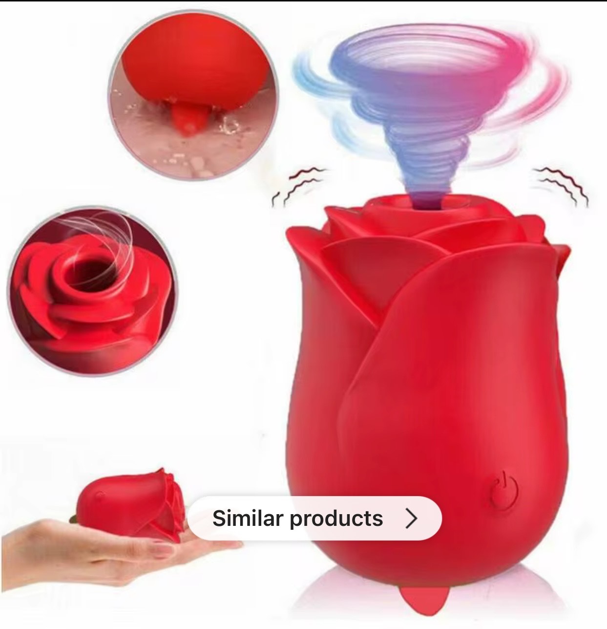 Luxury Rose Shaped Self-Care Massager